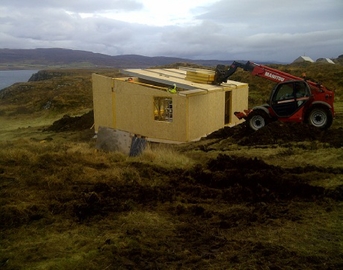 Airigh taking shape on Skye